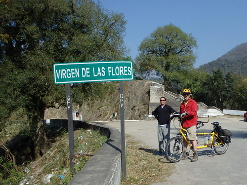 We stopped to see the Virgin of the Flowers.